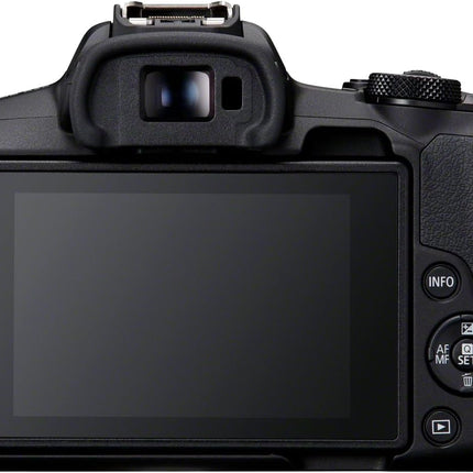 Canon EOS R50 Mirrorless Camera, Black + RF-S 18-45mm F4.5-6.3 IS STM Lens + Backpack + SD Card (Upgraded M50 Mark II Model)
