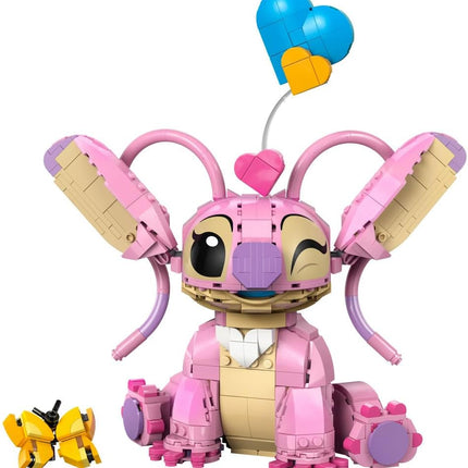 LEGO Disney Angel 43257 Brick-Built Display Figure, 3 Heart Balloons & Butterfly, Building Toy, Gift for 9+ Year Old Girls & Boys, 784 Pieces