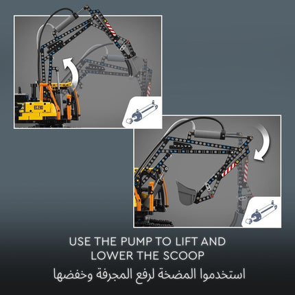 LEGO Technic Volvo FMX Truck & EC230 Excavator 42175