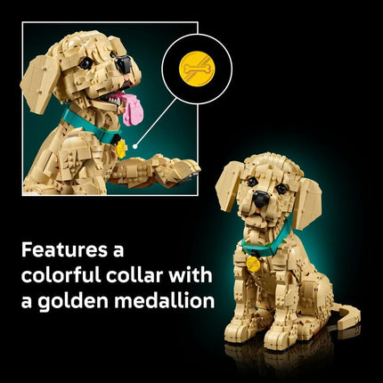 LEGO Icons Golden Retriever Puppy 11384
