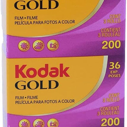KODAK Gold 200 رقائق عمودية عبوة من 3 GB135-36
