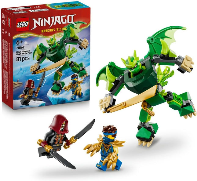 LEGO NINJAGO Lloyd's Dragon Mech Battle 71862
