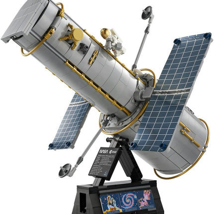 LEGO Icons Hubble Space Telescope 11382 3D Model Kit for Adults, Solar Arrays & Astronaut Minifigure, STEM Desk Decor, DIY Astronomy Gift, 1,252 Pieces