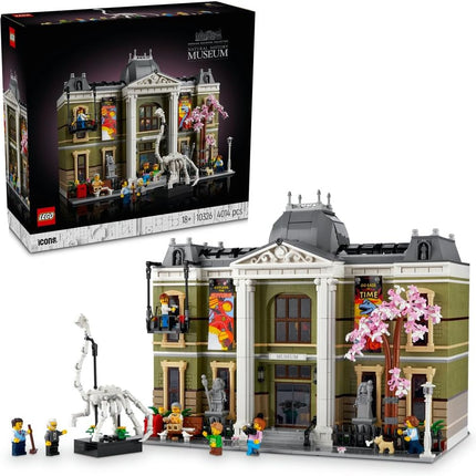 LEGO Icons Natural History Museum 10326 Display Model Kit for Adults, Home or Office Decor, Gift for Museum & Dinosaur Lovers, 4,014 Pieces