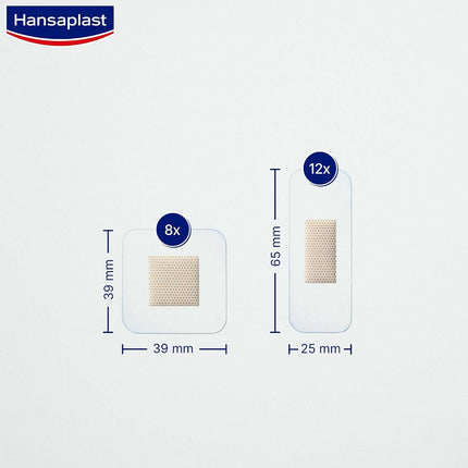 Hansaplast Aqua Protect Wound Plasters | 100% Waterproof Dressing | Plaster For Swimming and Bathing | Extra strong Adhesion | Non-stick Wound Pad | Flexible and Breathable Plaster| 20 Strips