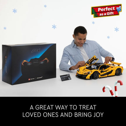LEGO Technic McLaren P1 42172 Hypercar Model Kit for Adults, V8 Piston Engine & 7-Speed Gearbox, Display Set, Gift for Men & Women, 3,893 Pieces