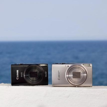 Canon IXUS 285 HS A Digital Camera, 20.2MP CMOS Sensor, 12x Optical Zoom, 7.5cm LCD Display, 1080p Full HD Video, Wi-Fi Enabled