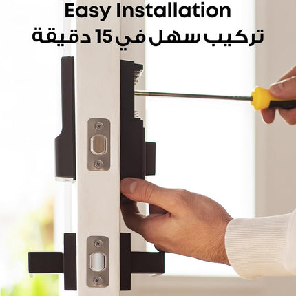 eufy Security Smart Lock C210, 5-in-1 Keyless Entry Door Lock, Built-in WiFi Deadbolt, Smart Door Lock, No Bridge Required, Easy Installation, Touchscreen Keypad, App Remote Control, BHMA Cert
