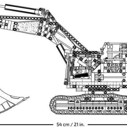 LEGO Technic Volvo EC500 Hybrid Excavator 42215