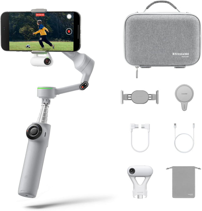 Insta360 Flow 2 Pro Ultimate Creator Bundle رمادي - مثبت هاتف