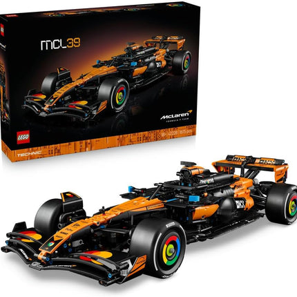 LEGO Technic McLaren MCL39 F1 Car 42228 F1 Car Model Kit for Adults, V6 Engine, Differential & DRS, Collectible Formula 1 Set, Gift Idea, 1,675 Pieces