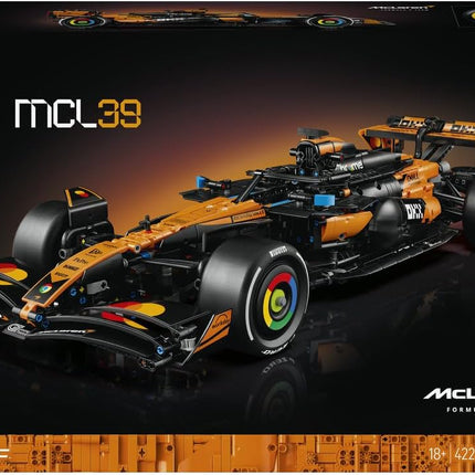 LEGO Technic McLaren MCL39 F1 Car 42228 F1 Car Model Kit for Adults, V6 Engine, Differential & DRS, Collectible Formula 1 Set, Gift Idea, 1,675 Pieces
