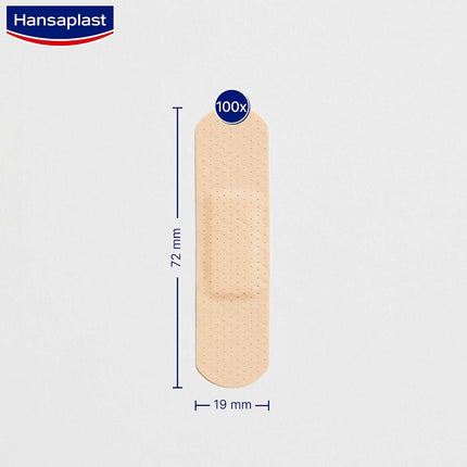 Hansaplast Universal Wound Plasters Water-Resistant Breathable 100 Strips