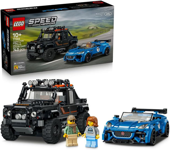 LEGO Speed Champions Jaguar Project 7 & Land Rover Defender 77264