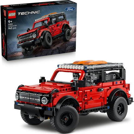 LEGO Technic Ford Bronco SUV 42213 Off-Road Car Toy, V6 Engine & Suspension, Model Kit for Kids, Gift for 9+ Year Old Boys & Girls, 943 Pieces