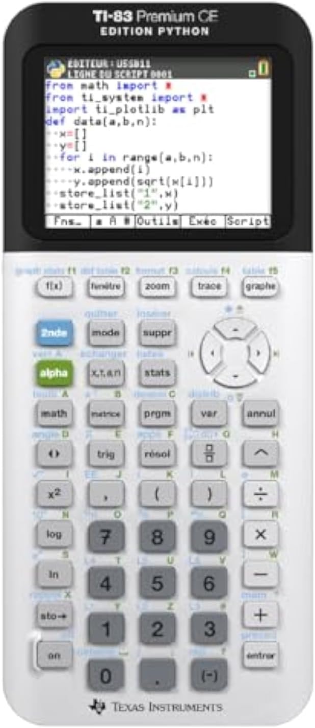 TEXAS INSTRUMENTS compatible Calculatrice graphique TI-83 Premium CE