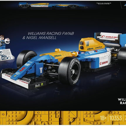 LEGO Icons Williams Racing FW14B & Nigel Mansell 10353