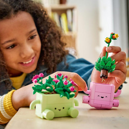 LEGO Botanicals Rocking Plants 11506 Artificial Flowers Set, 2 Faux Plants & Pastel Pots, Bedroom Decor, Gift for 9+ Year Old Girls & Boys, 253 Pieces