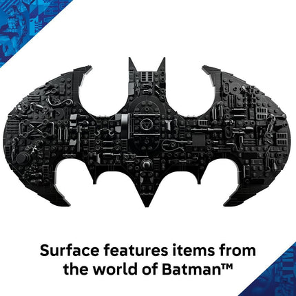 LEGO DC Batman Batman Logo 76330 Super Hero Toy, 2 Collectible Minifigures, 3D DIY Wall Art, Gift for 12+ Year Old Boys & Girls, 678 Pieces