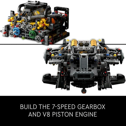 LEGO Technic McLaren P1 42172 Hypercar Model Kit for Adults, V8 Piston Engine & 7-Speed Gearbox, Display Set, Gift for Men & Women, 3,893 Pieces