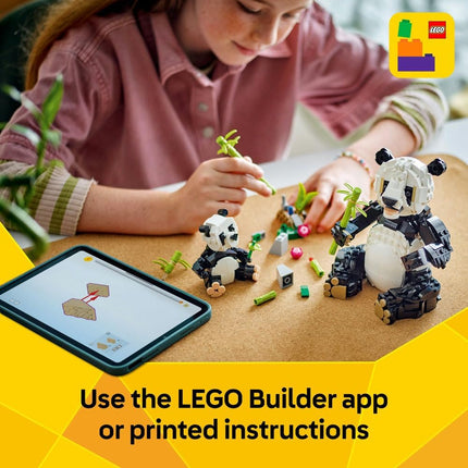 LEGO Creator 3in1 Wild Animals: Panda Family 31165 Panda Family Transforms into Penguins or Orca, Animal Toys, Gift for 8+ Year Old Boys & Girls, 626 Pieces