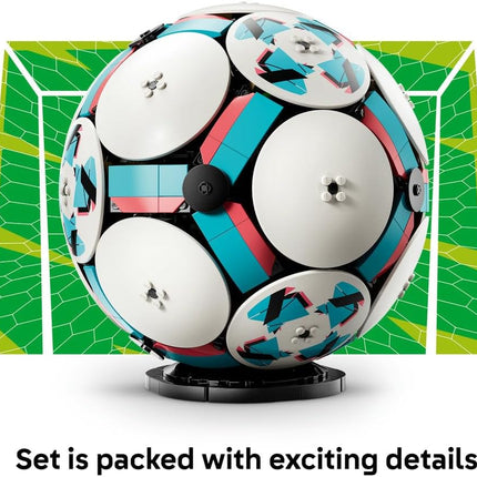 LEGO Editions Football 43019 3D Display Model Kit, Miniature Stadium Scene, Building Set for Kids, Gift for 10+ Year Old Boys & Girls, 1,498 Pieces