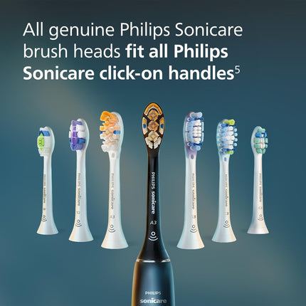 Philips Sonicare Genuine C2 Optimal Plaque Control Toothbrush Heads, 3 Brush Heads, White, HX9023/65