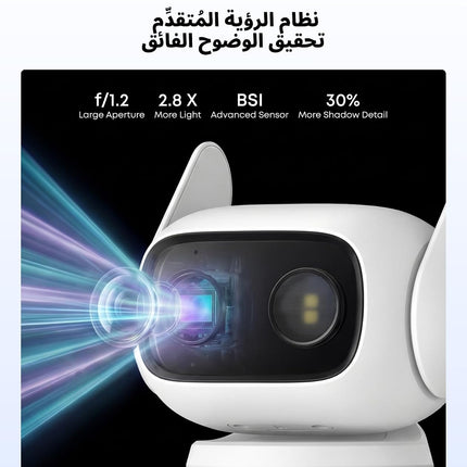 eufy Wired Cam C31 2 Pack with HomeBase Mini, 360° Coverage with Pan-Tilt, Indoor/Outdoor, Dual Antenna, Colour Night Vision, Subscription-Free, AI People/Vehicle/Pet/Crying Detection, 24/7 Recording