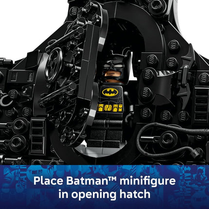 LEGO DC Batman Batman Logo 76330 Super Hero Toy, 2 Collectible Minifigures, 3D DIY Wall Art, Gift for 12+ Year Old Boys & Girls, 678 Pieces