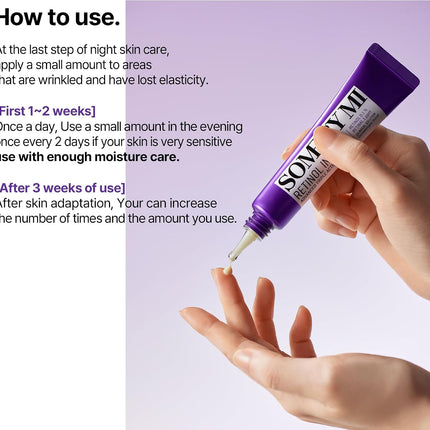 Some By Mi Retinol Intense Advanced Triple Action Eye Cream | 30ml | Mild Overnight Korean Anti-Aging Eye Cream | for Dark Circles & Fine Lines