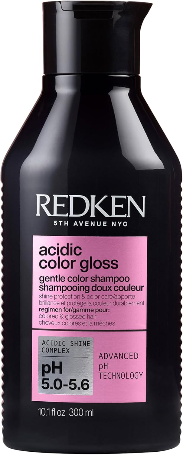 Redken Acidic Color Gloss Sulfate-Free Shampoo|Protects Colored Hair| 300ml Revolutionary shampoo with amino acids & vitamin E, provides salon-grade hair shine & color protection