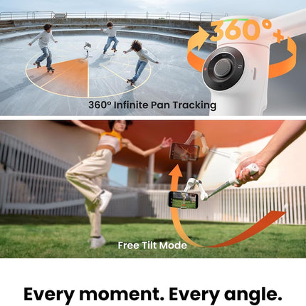 Insta360 Flow 2 Pro Ultimate AI Tracker Bundle Grey - مثبت هاتف ذكي (جيمبال)