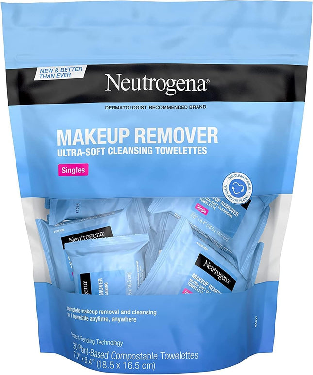 Neutrogena Makeup Remover Cleansing Towelette Singles 20