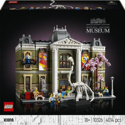 LEGO Icons Natural History Museum 10326 Display Model Kit for Adults, Home or Office Decor, Gift for Museum & Dinosaur Lovers, 4,014 Pieces