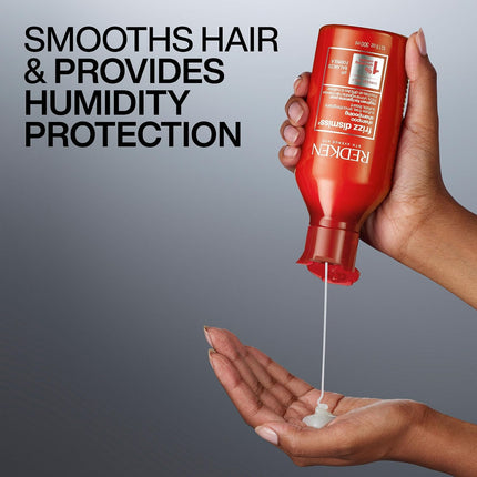 Redken Frizz Dismiss Shampoo | Weightless Frizz Control | Argan oil | 300ml Professional formula with babassu oil & smooth complex, cleanses, smoothes, & provides shine & weightless anti-frizz