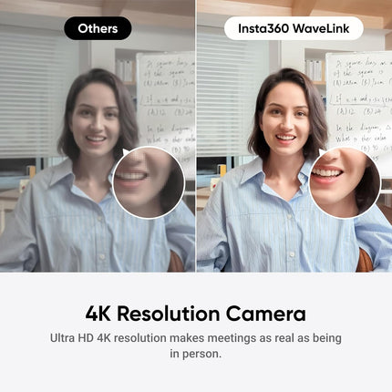 Insta360 WaveLink Bundle أسود جرافيت - مكبر صوت يعمل بالذكاء الاصطناعي، بلوتوث، مسجل صوت، 8 ميكروفونات بخاصية إلغاء الضوضاء مع تشكيل الشعاع، نسخ وتلخيص بالذكاء الاصطناعي، يدعم 99 لغة، تخزين 32 جيجابايت