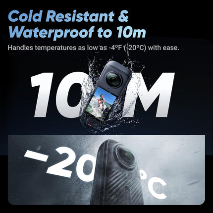 كاميرا أكشن Insta360 8K X4 بزاوية 360 درجة
