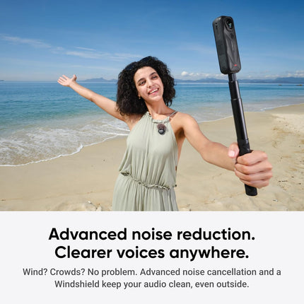 جهاز إرسال Insta360 Mic Air - ميكروفون لافالير لاسلكي خفيف الوزن للغاية