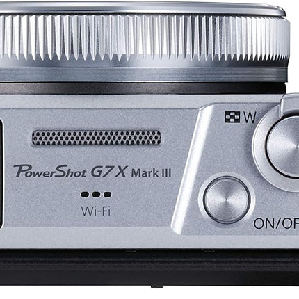 Canon PowerShot G7 X Mark III Digital Compact Camera - Silver