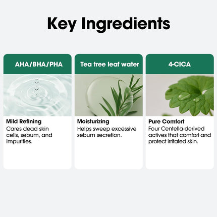 Some By Mi AHA BHA PHA 30 Days Miracle Cream 60ml, Made From Tea Tree Leaf Water For Sensitive Skin, Mild Moisturizer For Skin Calming & Soothing