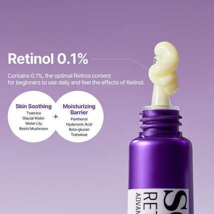 Some By Mi Retinol Intense Advanced Triple Action Eye Cream | 30ml | Mild Overnight Korean Anti-Aging Eye Cream | for Dark Circles & Fine Lines