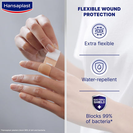 Hansaplast Elastic Plaster 100 Strips