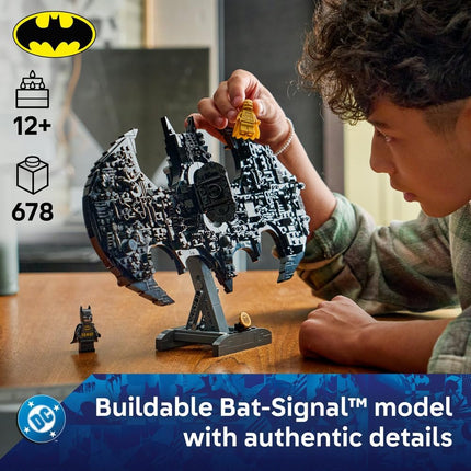 LEGO DC Batman Batman Logo 76330 Super Hero Toy, 2 Collectible Minifigures, 3D DIY Wall Art, Gift for 12+ Year Old Boys & Girls, 678 Pieces