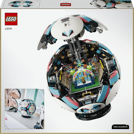 LEGO Editions Football 43019 3D Display Model Kit, Miniature Stadium Scene, Building Set for Kids, Gift for 10+ Year Old Boys & Girls, 1,498 Pieces