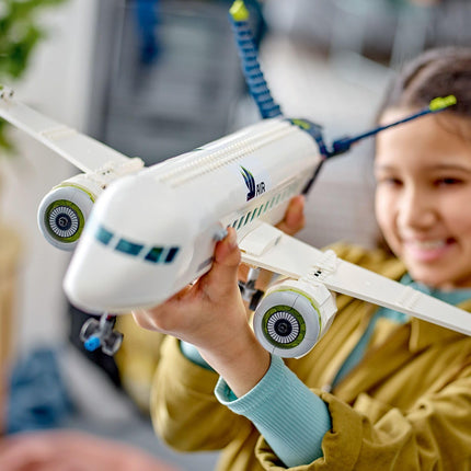 LEGO City Passenger Aeroplane 60367 Plane Model Building Set, Airport Ground Crew Vehicles, Play Set, Gift for 7+ Year Old Boys & Girls, 913 Pieces
