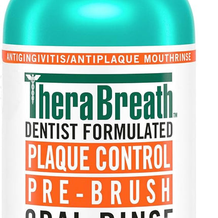 غسول الفم The Breath Co Fresh Breath، تركيبة طبيب أسنان، غسول فم خالي من الكحول لنفس منعش لمدة 12 ساعة (500 مل)