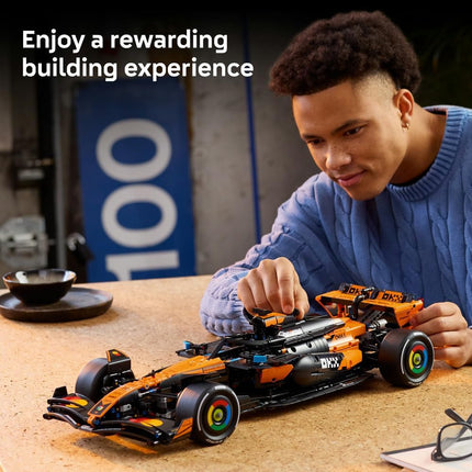 LEGO Technic McLaren MCL39 F1 Car 42228 F1 Car Model Kit for Adults, V6 Engine, Differential & DRS, Collectible Formula 1 Set, Gift Idea, 1,675 Pieces