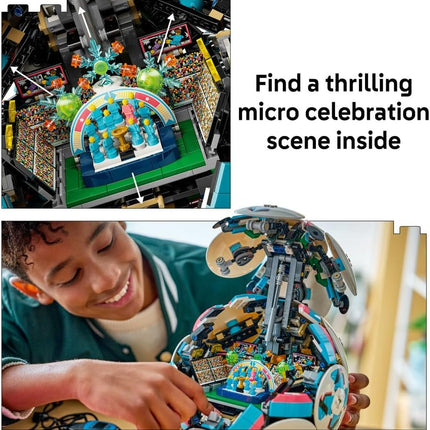 LEGO Editions Football 43019 3D Display Model Kit, Miniature Stadium Scene, Building Set for Kids, Gift for 10+ Year Old Boys & Girls, 1,498 Pieces