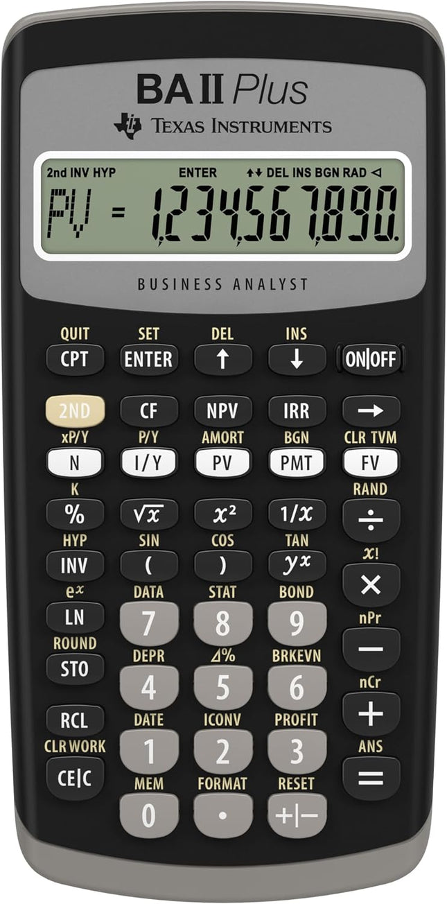Texas Instruments BA II Plus Financial Calculator