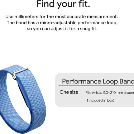 Google Fitbit Air  Screenless Activity Tracker with Fitness Personalized AI-Powered Coaching  Up to 7 Days Battery Life
